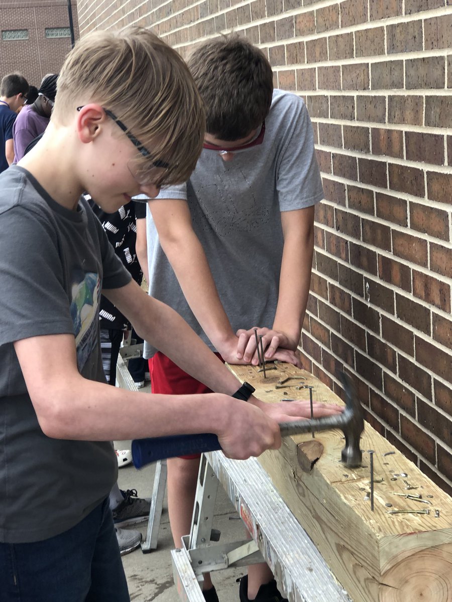 Welding and construction trades today for LPS middle schoolers! <a href="/NCCRocks/">NCC - Northland KC</a>   #LPSSummerSchool #lpsleads