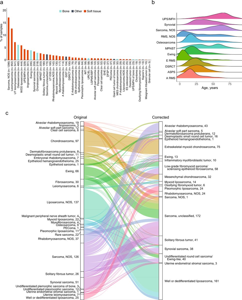 NatureComms's tweet photo. #Genomic profiling of 7,494 sarcomas across 44 histologies using #targetedsequencing reveals potential therapeutic targets

#CancerResearch by Gounder et al. @DX_Jin @MSKCancerCenter @FoundationATCG

@NatResCancer 

https://t.co/7KR2kOTcWv https://t.co/NBCmtJbwJt