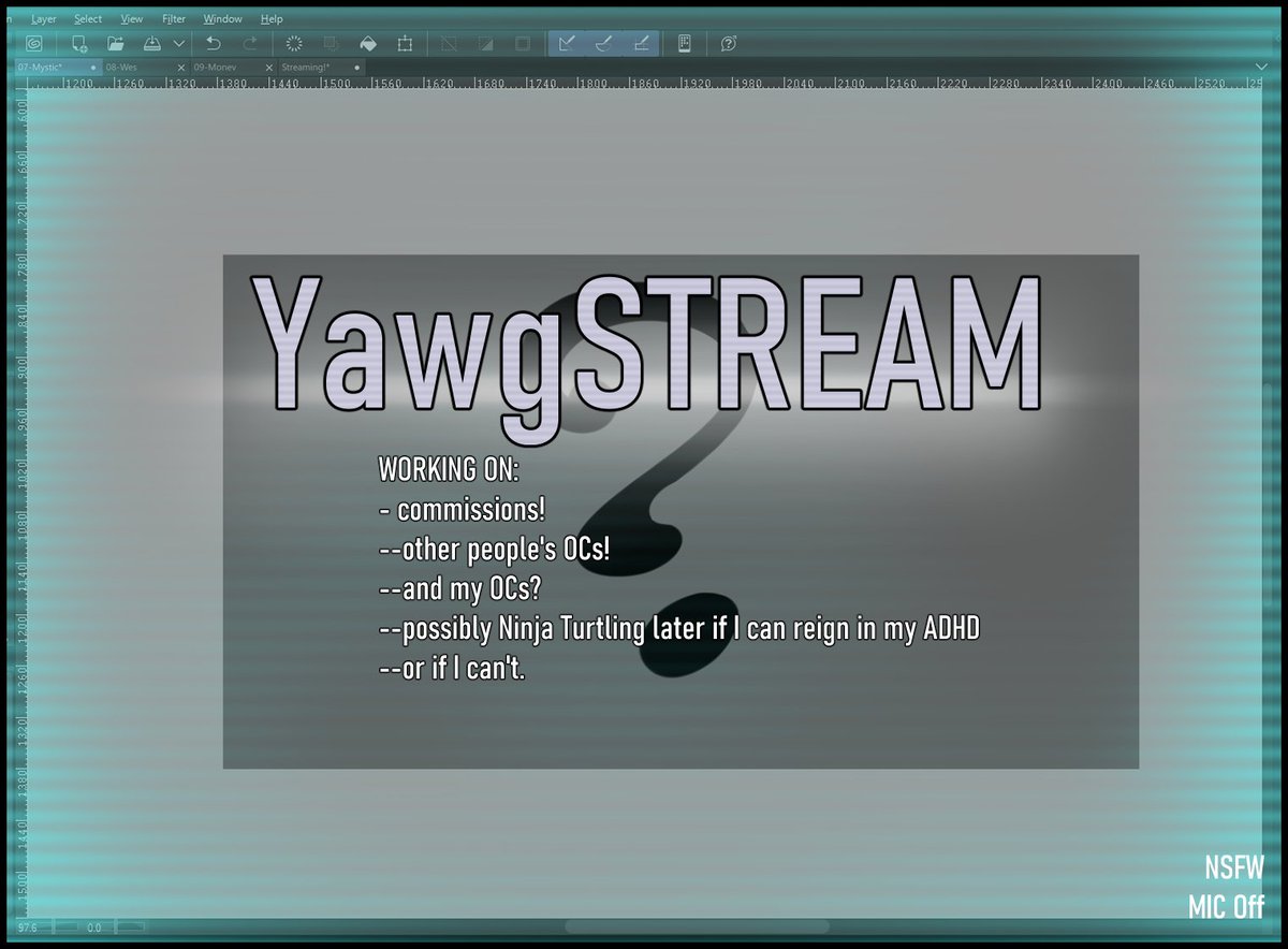 Being productive for other people today- 
picarto.tv/Yawg