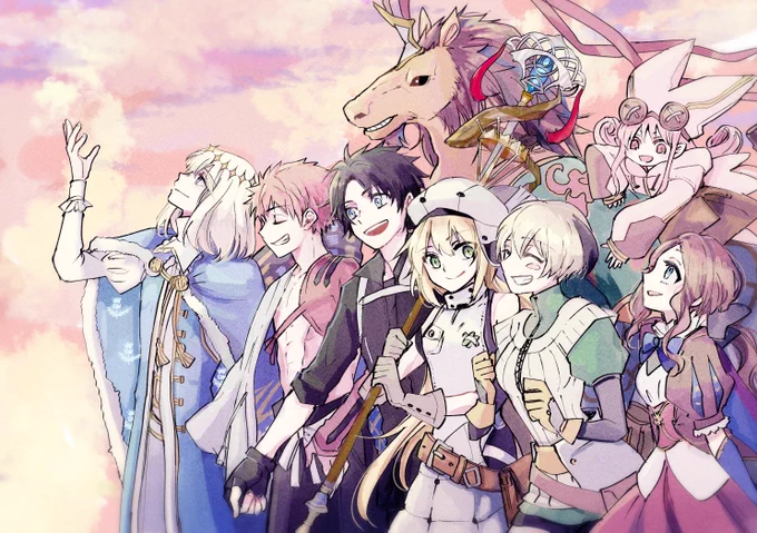 #FGO 
LB6大好き!
1周年おめでとうございます🥳 
