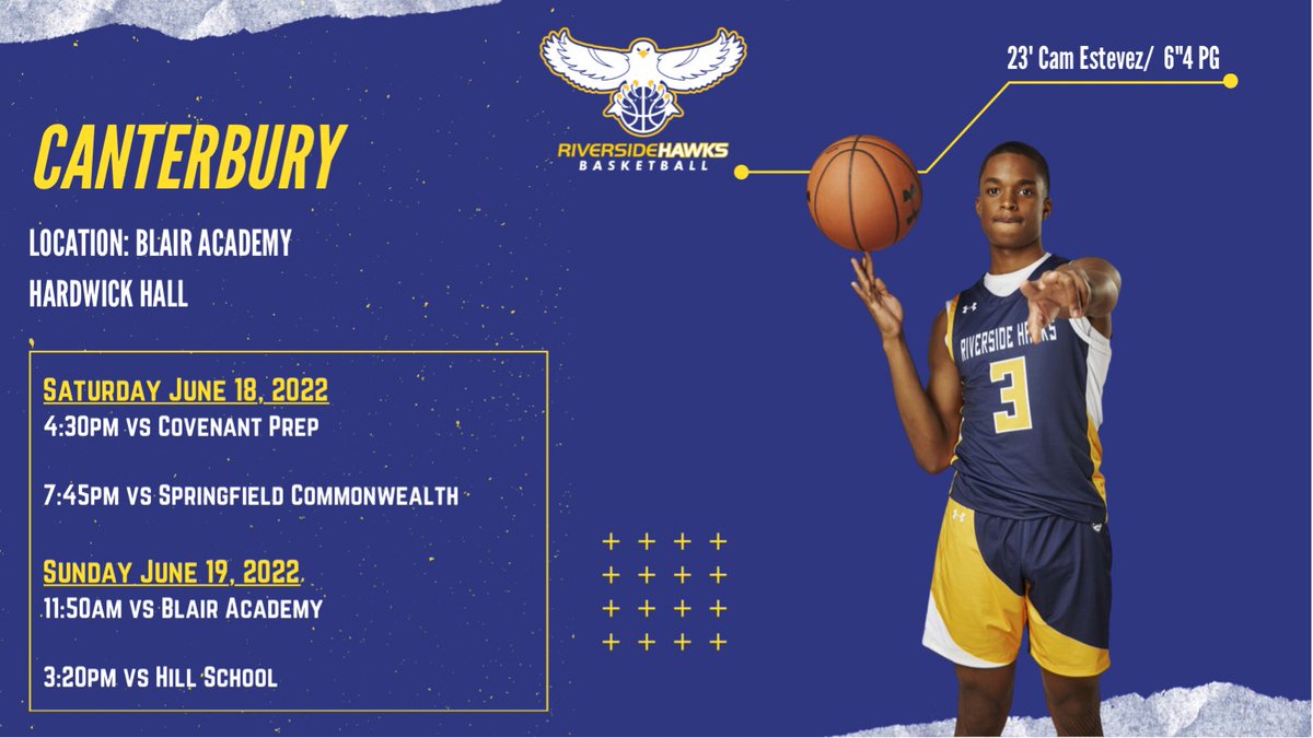 RiversideHawks's tweet photo. Check out some of our 2023 players participating in this weekend’s scholastic live period. See below for game times and locations. https://t.co/ENU7bFjdYW