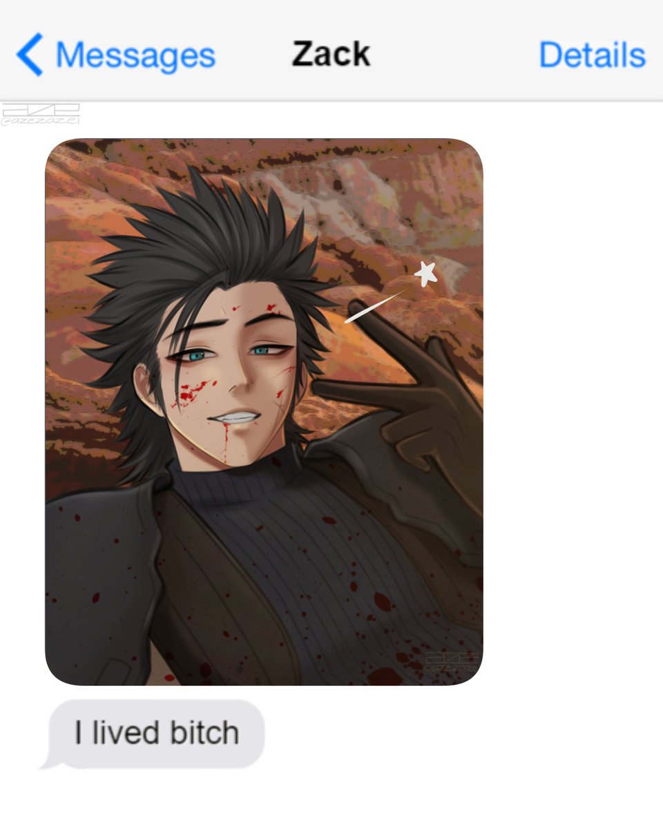 Azezazel's tweet photo. Zack sent this to all his haters

#FFVIIRebirth https://t.co/ePzE1F08R9