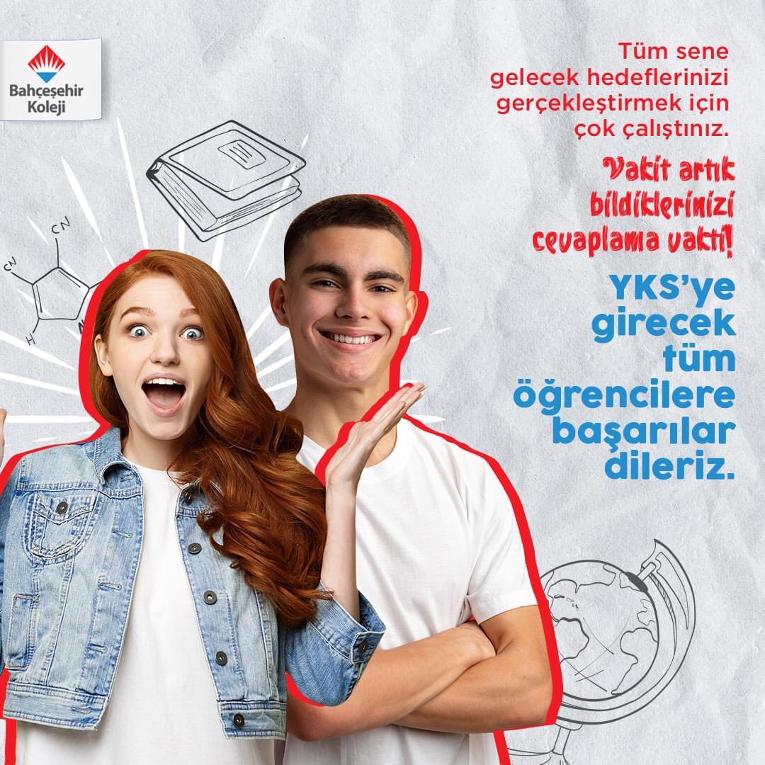 bahcesehirant's tweet photo. Vakit artık bildiklerinizi cevaplama vakti!

YKS’ye girecek tüm öğrencilere başarılar dileriz.🍀

#bahçeşehirkoleji
#YKS2022 https://t.co/Jc3R4hMXl9