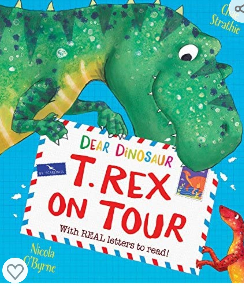 eyfsbrookmead's tweet photo. We had a great day at Dino Land this week. The children were so well behaved. Next week we are reading 'Dear Dinosaur: T-Rex on Tour', we'll be junk modelling our own design-o-saurs and matching dinosaur sentences to pictures. More learning too which won't fit in a tweet! https://t.co/xHU9Vp1YBF