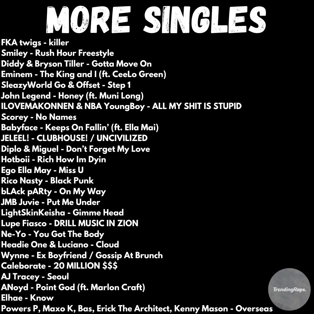 TrendingRaps's tweet photo. New Music Out Now 💿📀 https://t.co/w3yv5U8Lmw