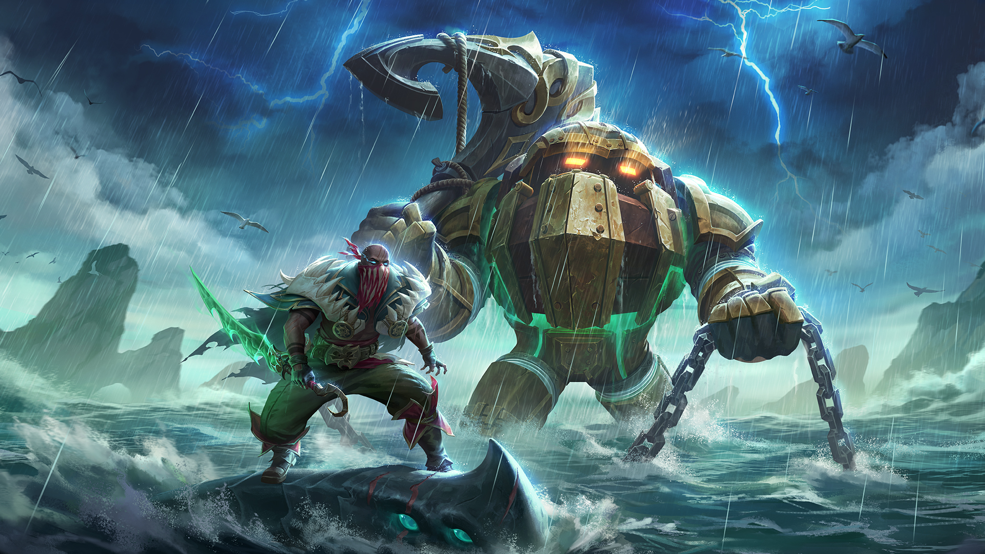 League of Legends: Wild Rift on Twitter: of the sea's greatest terrors, Pyke and Nautilus, have landed on shore. Haunt the waters and add them to your crew. 🦈 https://t.co/uQVDW8FmEg" /