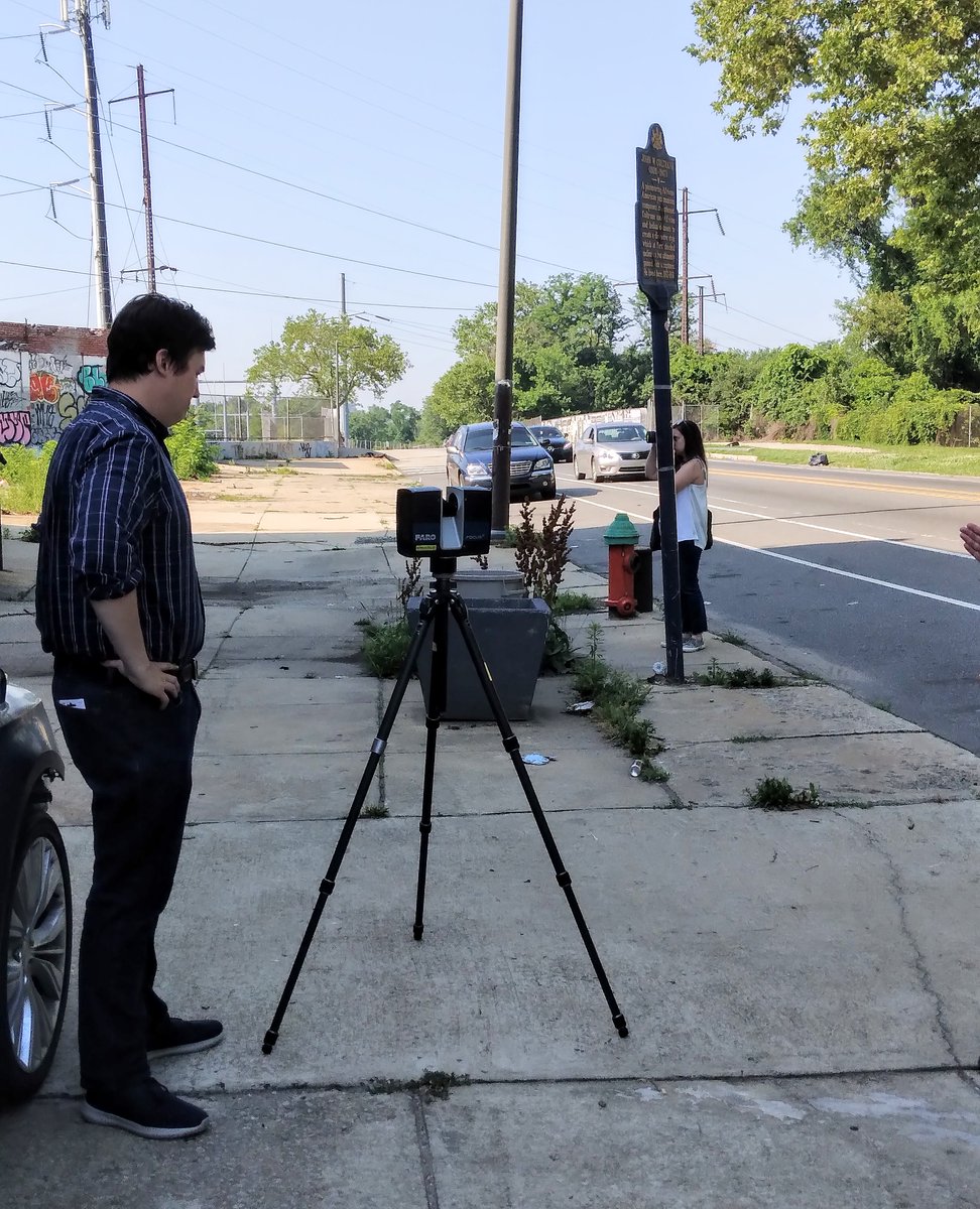 andersonatlarge's tweet photo. Today we took a major step to breathe life into the John Coltrane House. @SHoPArchitects team, joined by @Hythacg, scanned the property to digitally reconstruct the National Historic Landmark. Using digital technologies we will reinvent historic preservation.

@christopherwink https://t.co/mEJ0vaEyg7