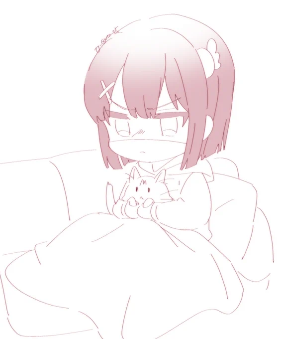 ゴキゲンななめった桃🍑
#まちカドまぞく #千代田桃 