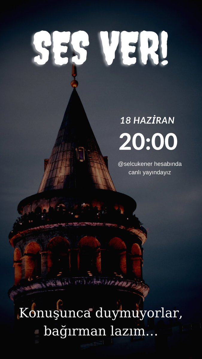 Bensiz de olur deme, görüyorsun olmuyor işte… #sesver