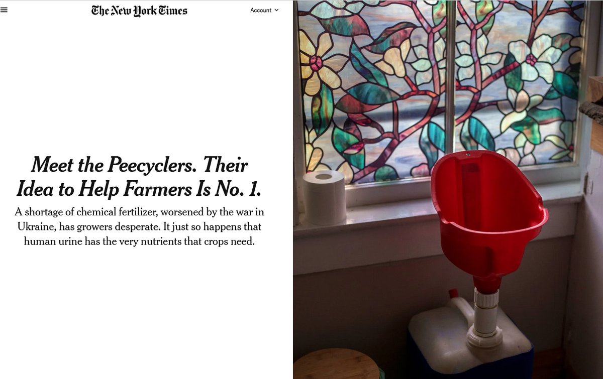 New York Times article  - Peecycling!!!! - *|nytimes.com/2022/06/17/cli…|*