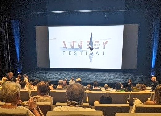 Thank you <a href="/annecyfestival/">Annecy Festival</a> <a href="/_CITIA/">CITIA</a> such a pleasure to be part of it again. Great to see the animation world back around the shore of the lake!
#annecy2022 🐰