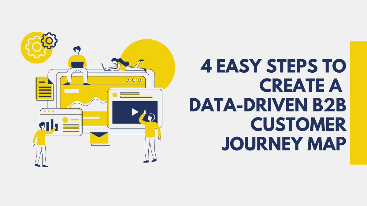 Learn the four easy steps to help you create a customer journey map for your B2B business.  🗺️

buff.ly/3Ok07D8