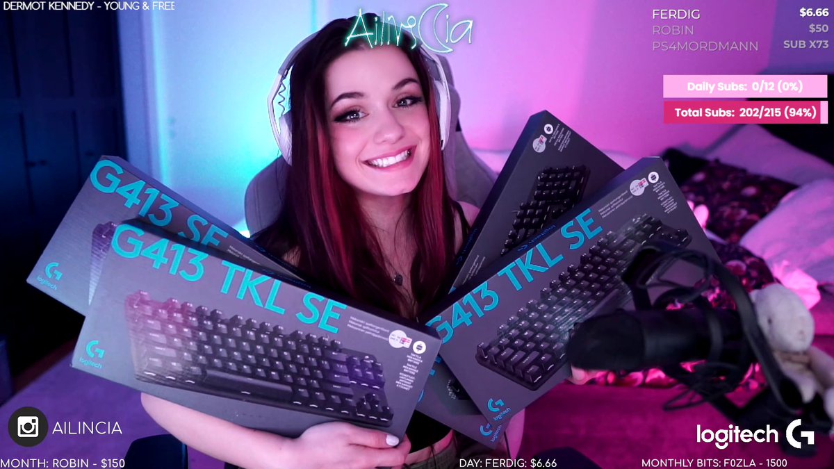 ailincia's tweet photo. Gir ut 4 LogitechG413 TKL Tastatur idag på stream!! Bli med <3
https://t.co/NElPoAIomh
#ProvidedByLogitech #LogitechG #G413 #G413TKL https://t.co/R1C9p1xBD7
