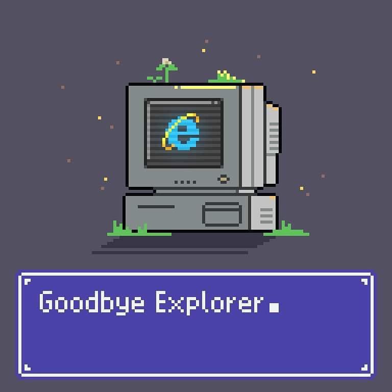 PonyUpFun's tweet photo. 2022: Internet explorer is shutting down
2025: Internet explorer has shut down
.
.
.
.
#ripexplorer #ripinternetexplorer #internetexplorer #goodbyeexplorer #internetexplorermemes https://t.co/Dtr1oVhAwl
