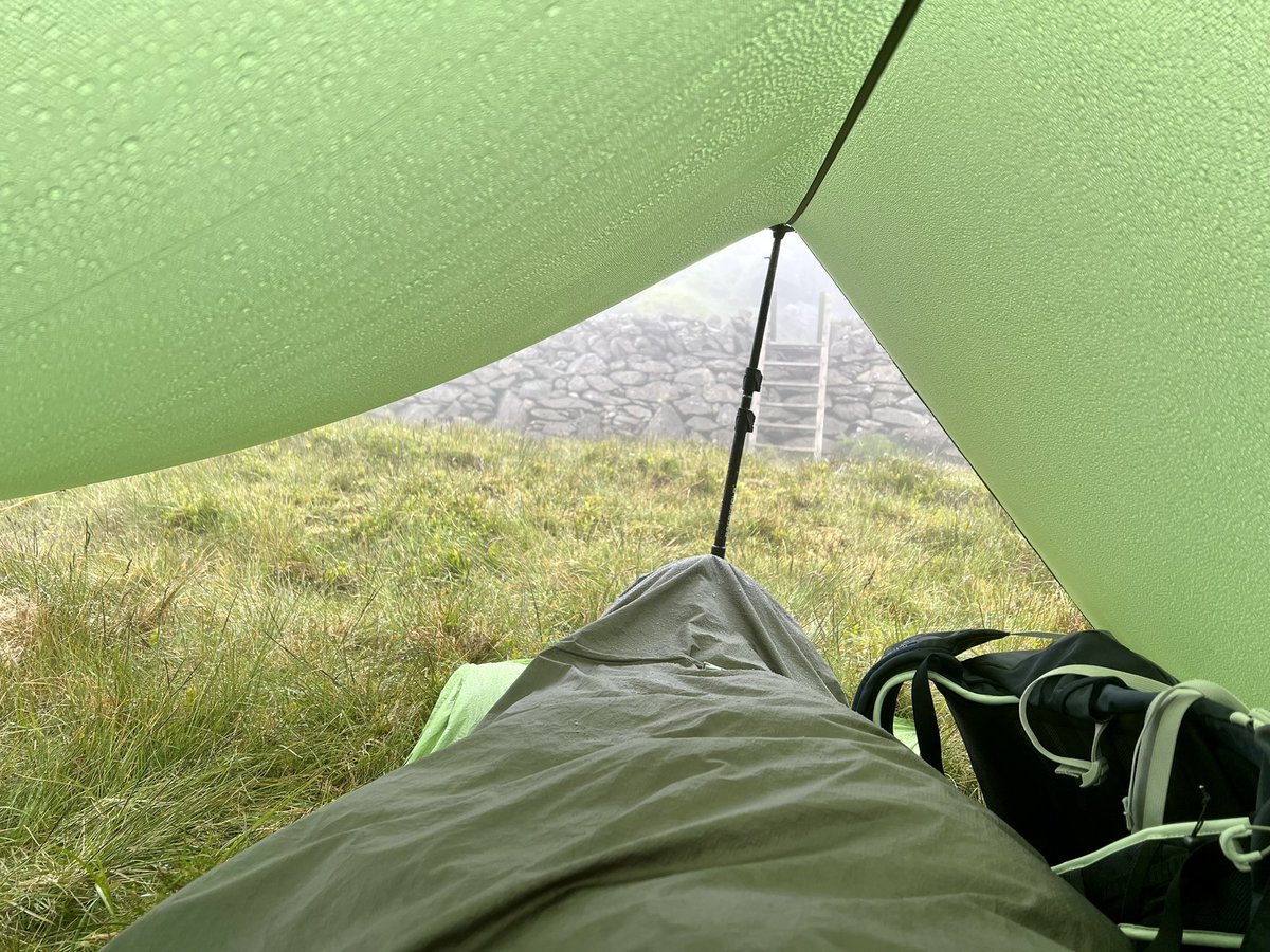 hillwalker66's tweet photo. Been in clag since early afternoon. Heavy rain at the minute. #wildcamping #itsallgoodfun #leavenotrace https://t.co/3Hzb39FlnG