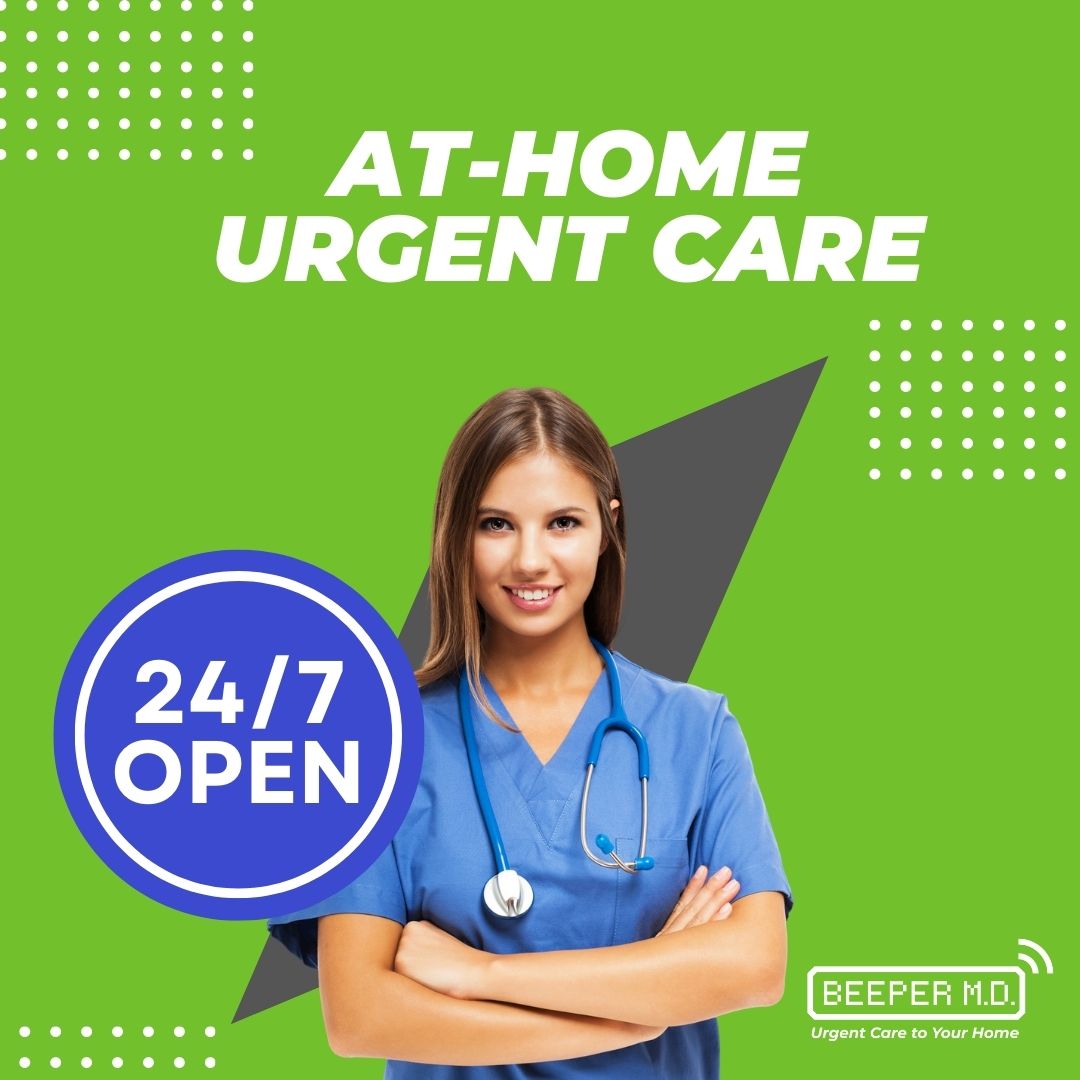 Get quality care for minor illnesses and injuries without leaving your couch! Call BeeperMD: Your At-Home Urgent Care service. 

🌐 beepermd.com
⏰ 24/7