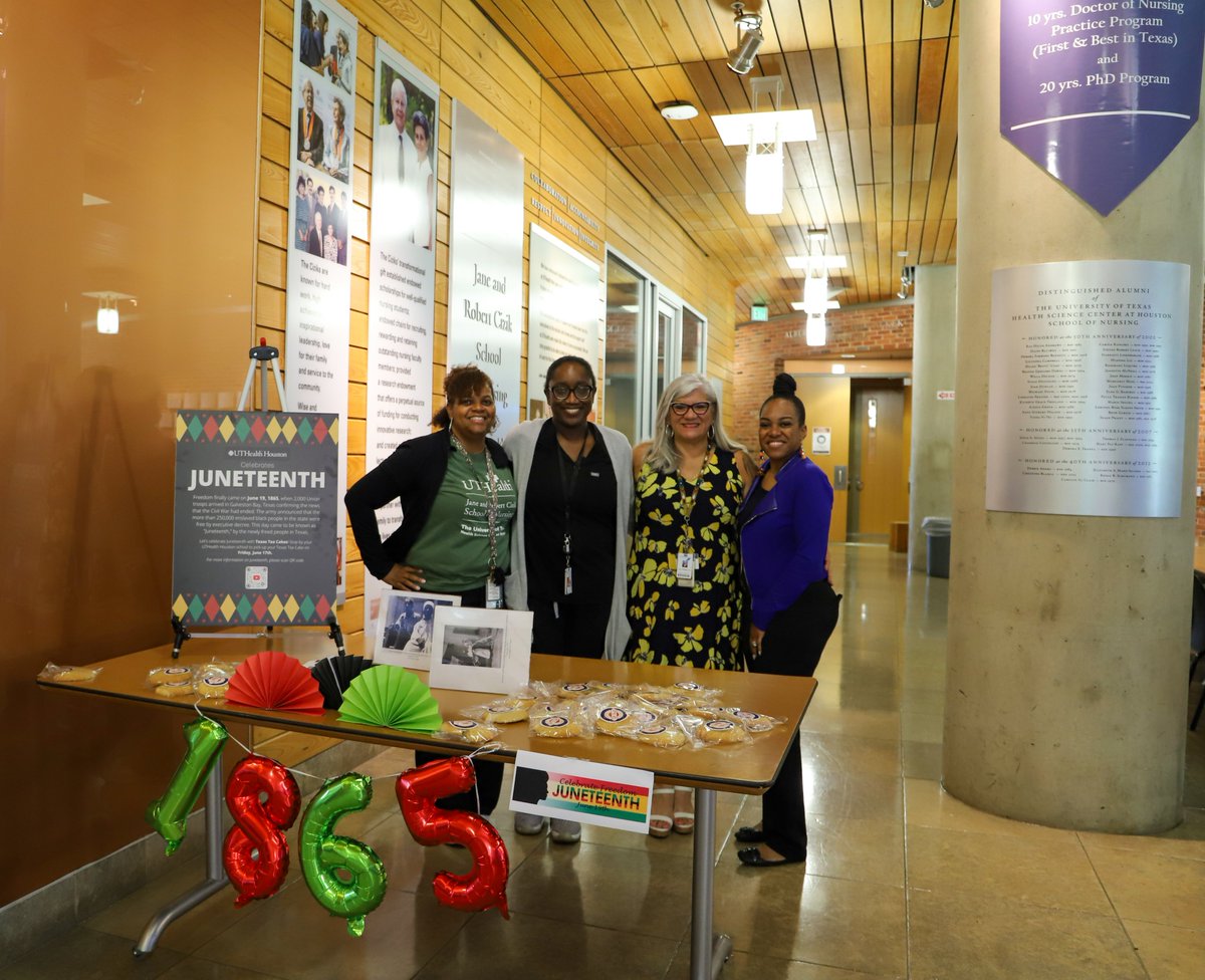CizikNursing's tweet photo. Today, students and employees at Cizik School of Nursing @UTHealthHouston enjoyed Texas tea cakes to celebrate Juneteenth, now a national holiday commemorating the end of slavery in the United States after the Civil War. #CizikNursing #Juneteenth #manyfacesofuthealthhouston https://t.co/LBanmJR3ee