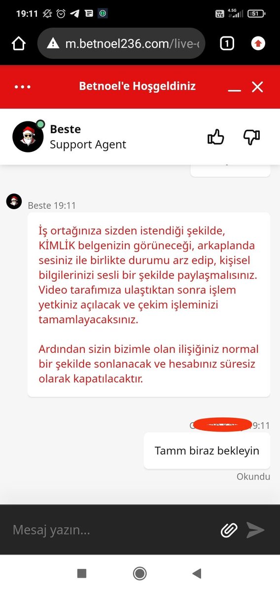 BetnoelID's tweet photo. @BahsiKeyf Herkese bol şans diliyorum arkadaşlar #betnoel sitesi ağır dolandırıcıdir dikkatli olun ödeme yapma gibi bir huyları yoktur kazandığınız an engellenirsiniz lisanssizdirlar kanıtları ekliyorum dikkat edin https://t.co/fCKp5d5nLE