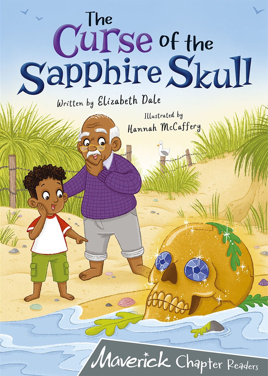 💀 COVER REVEAL 💀
'The Curse of the Sapphire Skull' is publishing August 28th! This was such a fun chapter book to work on with the brilliant @LizDaleAuthor and @maverickbooks 💎
Available to pre-order now! 

@_Bright_Agency #publishing #chapterreaders #picturebookart