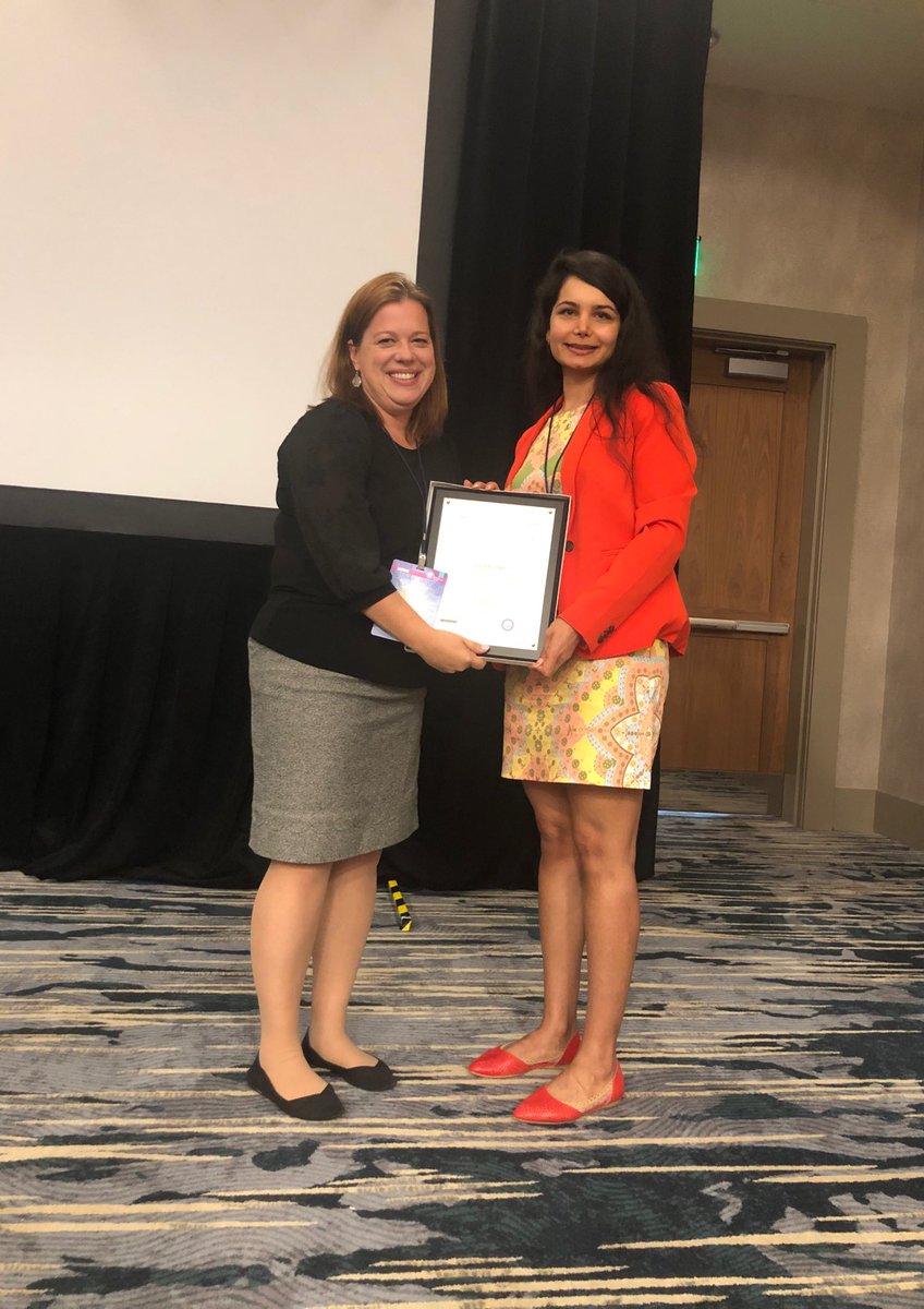 I am honored to receive this award from <a href="/AmerBrachy/">ABS</a> 🤗
Thank you <a href="/AnnKloppMD/">Ann Klopp</a> and  <a href="/KamravaMD/">DrKamrava</a> 
 #ABSBrachy22 
#ThisIsBrachytherapy