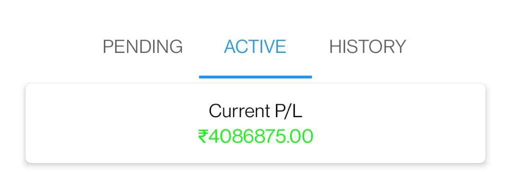CHAshishrajput's tweet photo. 80-85% investment is intraday only 15-20% is carry forward sometime. means all investment can utilities next day. if anyone start with 50,000-1,00,000 ₹ you can calculated the #profit can see the admin screen shot on daily basis 2,74,675₹ on may 10, 23,26,750₹ on may 12, https://t.co/7NyioPyyqv