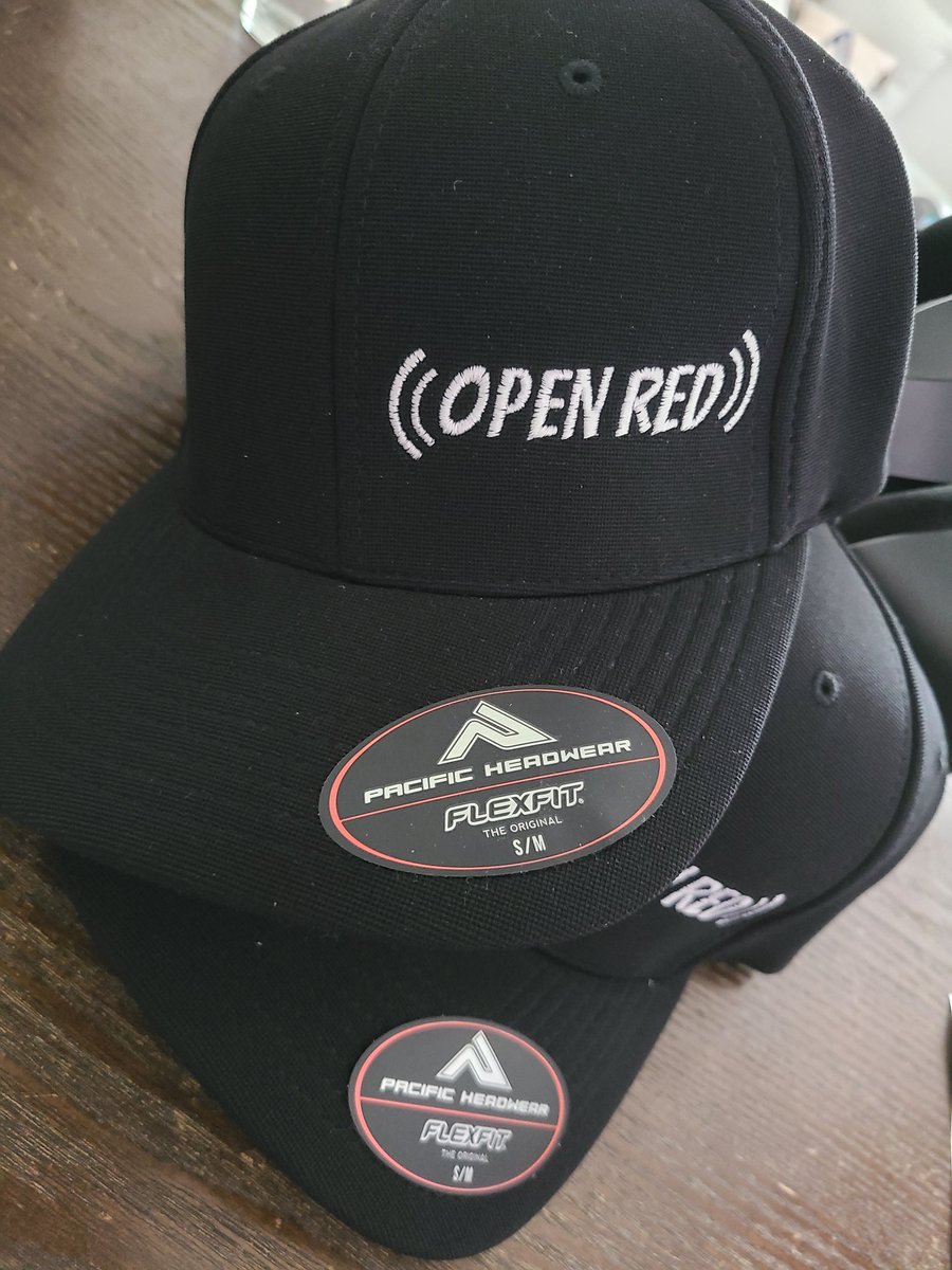 Justin_Fiedler's tweet photo. Found two more brand spankin' new #OpenRed hats. Both S/M. Retweet this, and follow me and @dirtrackr for a chance to get one. I'll pick two winners later tonight. https://t.co/I9H3xywz2U