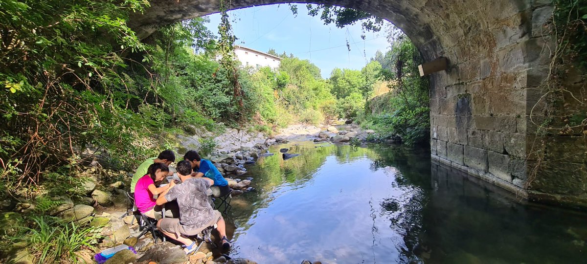 And two more sampling days at #Aralar
Great places to hide from the warm temperatures
#RiMSEC
<a href="/upvehu/">UPV/EHU</a>