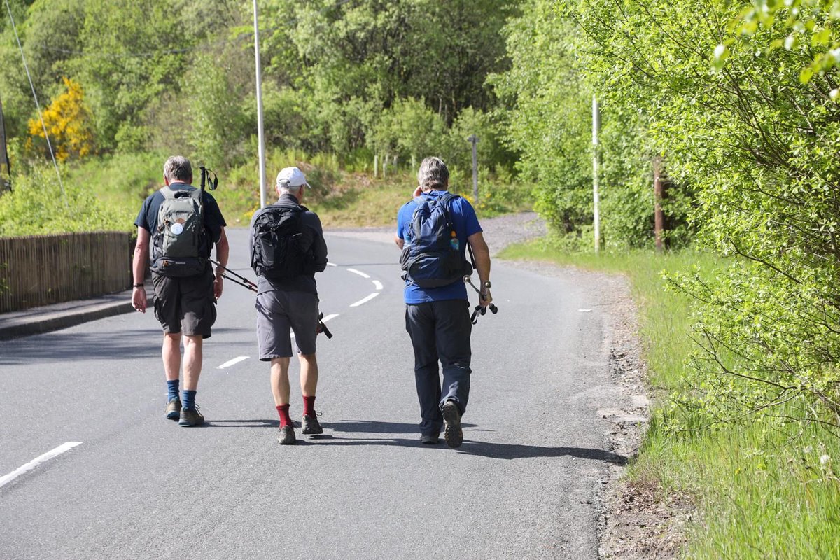 ProstateUK's tweet photo. 👏 🙏 We want to say a massive thank you to Stu’s Band of Brothers for hiking the West Highland Way raising over £42,000 to help beat prostate cancer. What an effort! https://t.co/BkXvpWEVxc