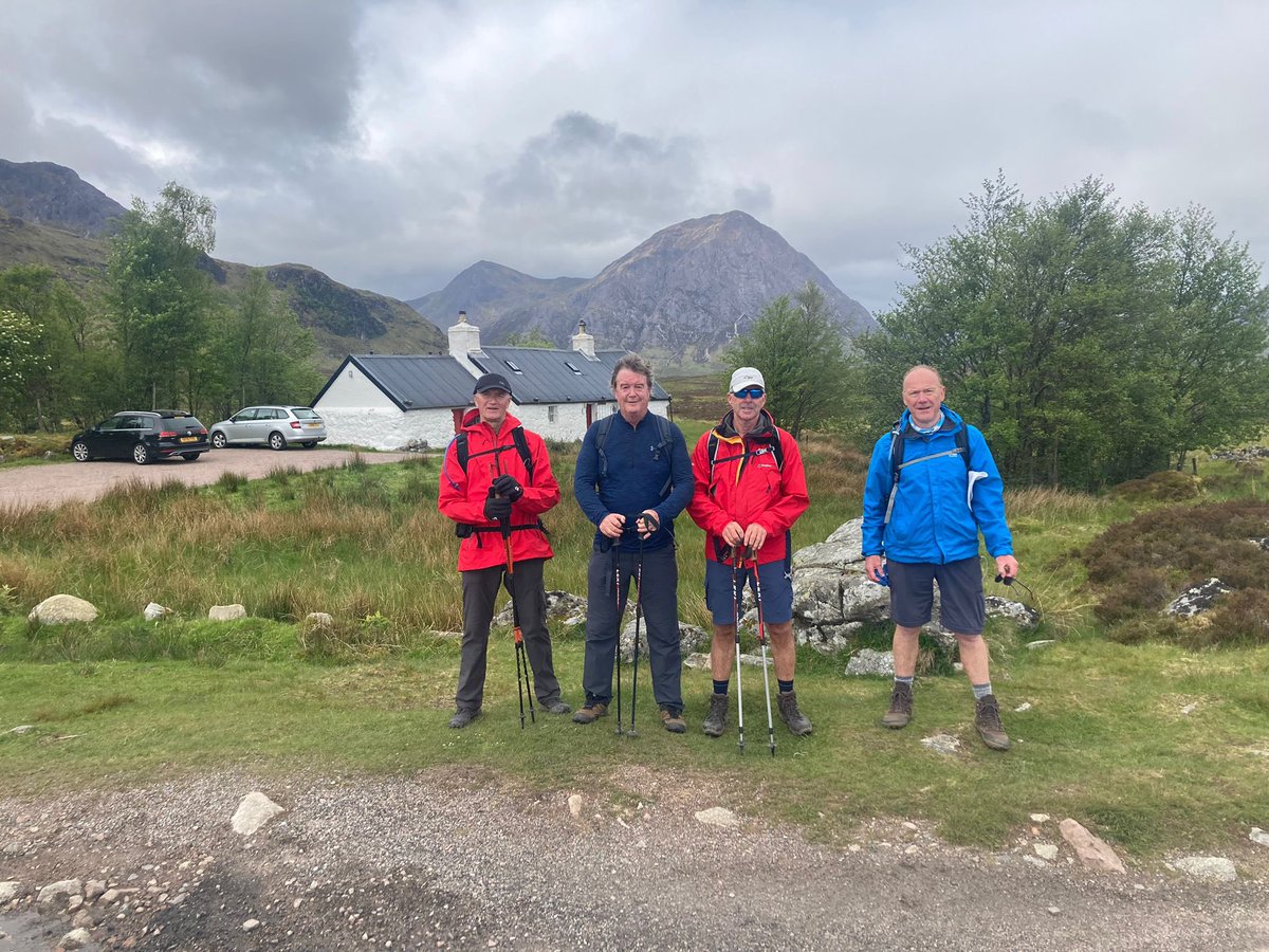ProstateUK's tweet photo. 👏 🙏 We want to say a massive thank you to Stu’s Band of Brothers for hiking the West Highland Way raising over £42,000 to help beat prostate cancer. What an effort! https://t.co/BkXvpWEVxc