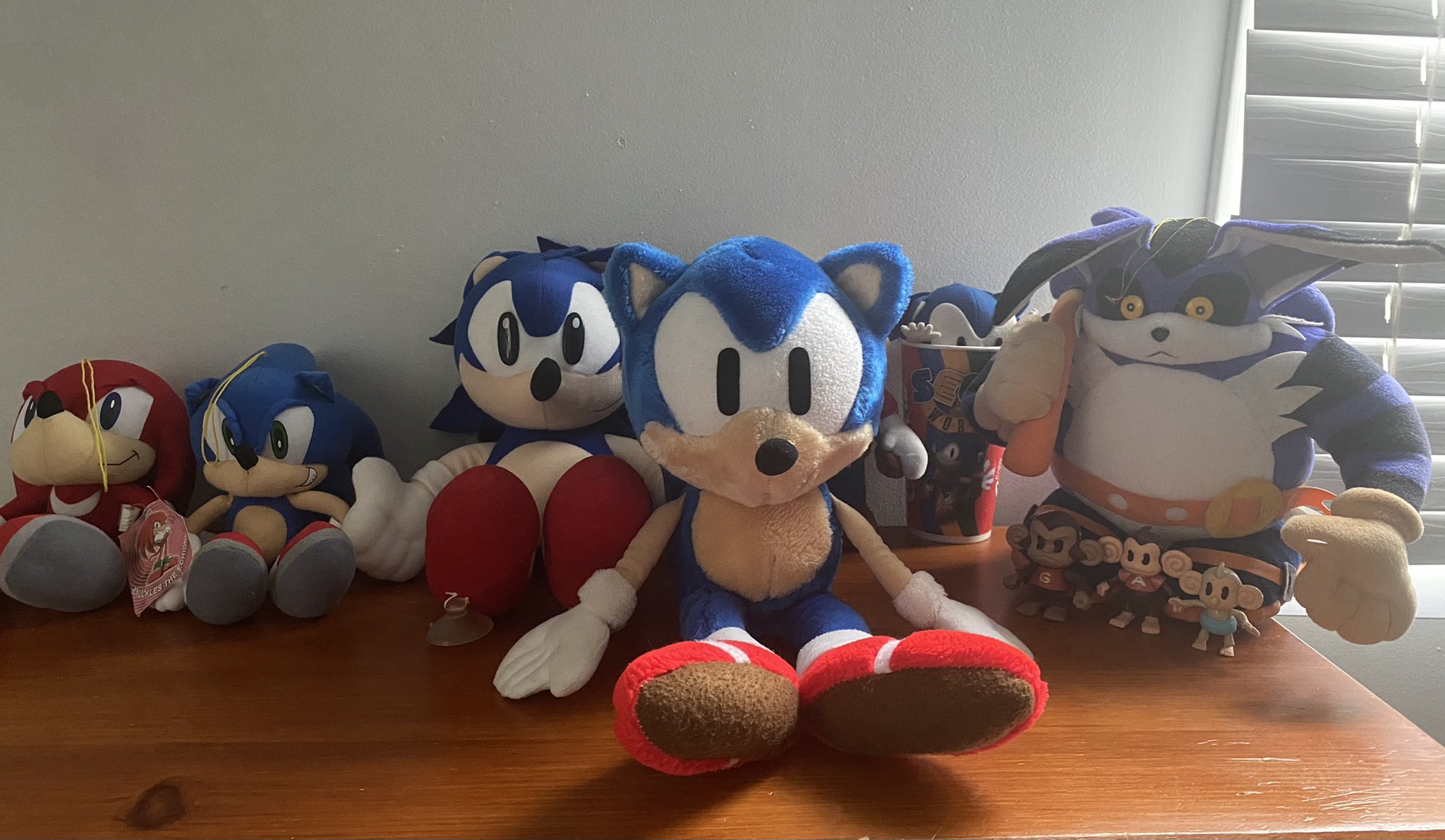 cola on X: One of my favorite classic Sonic The Hedgehog plushes