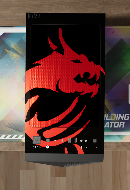 KibiDoesArt's tweet photo. #MSIXPCBS2 MSI themed PC with a custom paint job :) https://t.co/TI0GBVnxYX