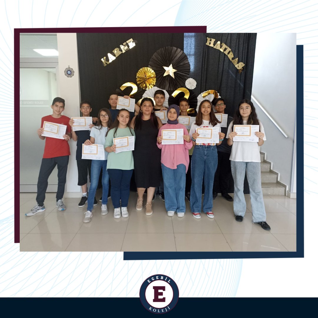 egebilefebey's tweet photo. Efebey'de karne heyecanı yaşandı.

Öğrencilerimizi tebrik ediyor, emeklerinden dolayı öğretmenlerimize ve velilerimize teşekkür ediyoruz.

Keyifli bir yaz tatili dileriz!

#egebil #efebey #denizli #karne #karne2022 #lgs #yks #özelokul #kolej https://t.co/rGFX2coaeR