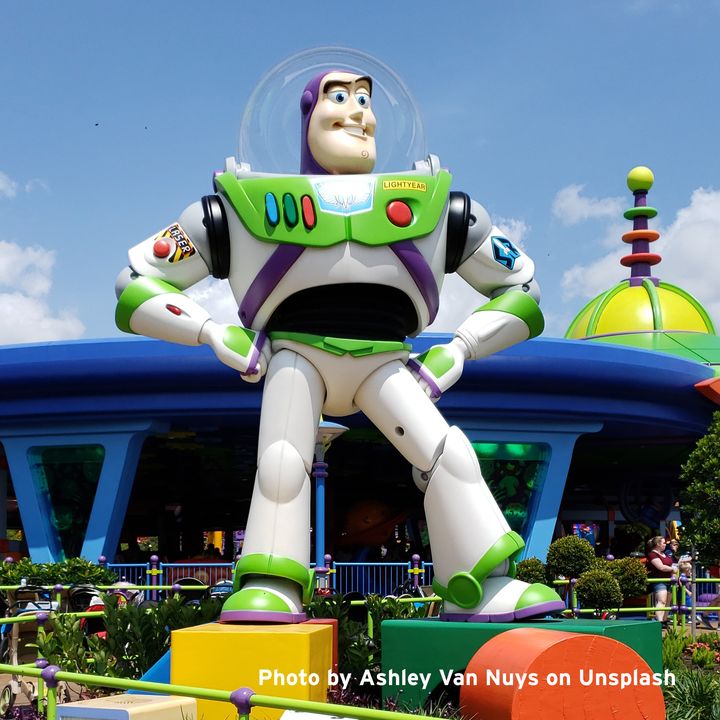 Hello Buzz! Check out Disney-Pixar's Lightyear, opening in theaters today. The movie features the real Buzz Lightyear (who inspired the toy) and his intergalactic adventures. PG-13 #KQFun #Lightyear #Movies