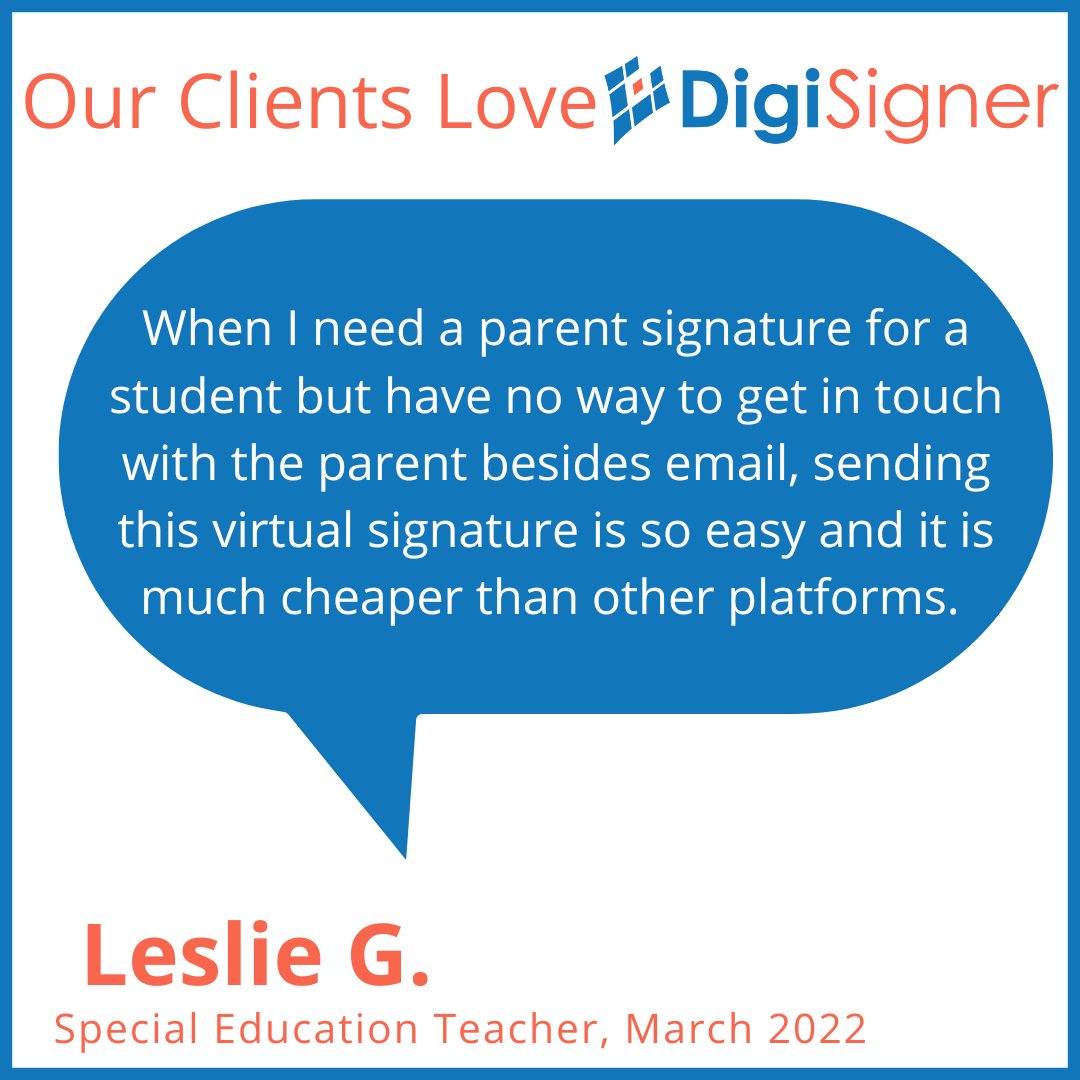 DigiSigner's tweet photo. Thank you for using DigiSigner Leslie! 😎 https://t.co/A5dLKpB16R