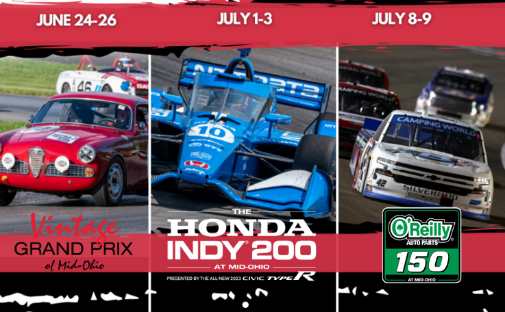 Friday Ticket Giveaway Alert!

Here at Mid-Ohio we have upcoming major events on 3 straight weekends. Retweet for a chance to win a pair of GA tickets to all 3! Winner will be chosen at random tomorrow at Noon ET. 

#VintageGP / #Honda200 / #TrucksMO