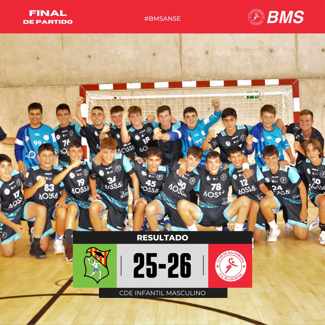 balonmanosanse's tweet photo. 🔴 RESULTADO FINAL | #CDEInfantil Masculino

2️⃣5️⃣  @BMGranollers 
2️⃣6️⃣  @balonmanosanse 
  
🔥 PRIMEROS DE GRUPOS! ESTAMOS EN LA SEMIFINAL! ESPECTACULAR 

#BMSanse❤️ #SanseDeporte https://t.co/d3qQxFaI1C