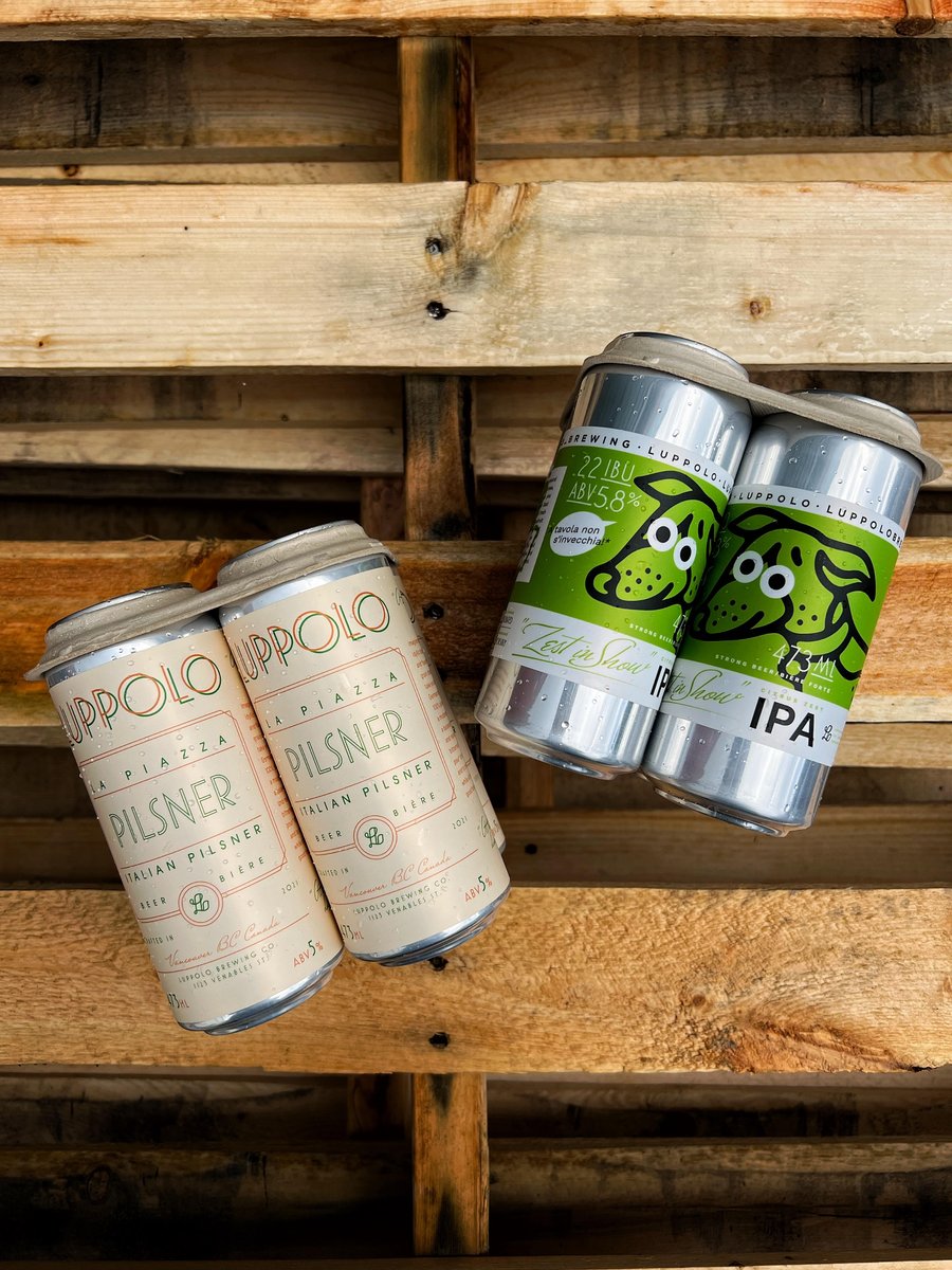 Brewery Creek (@brewerycreek) on Twitter photo <a href="/Luppolo_Brewing/">Luppolo Brewing Co.</a> drooped off a couple of fresh beers just in time for the weekend. Cheers!
la Piazza - Italian Pilaner 5%
Zest In Show - IPA w/citrus zest 5.8% <a href="/Luppolo_Brewing/">Luppolo Brewing Co.</a> drooped off a couple of fresh beers just in time for the weekend. Cheers!
la Piazza - Italian Pilaner 5%
Zest In Show - IPA w/citrus zest 5.8%