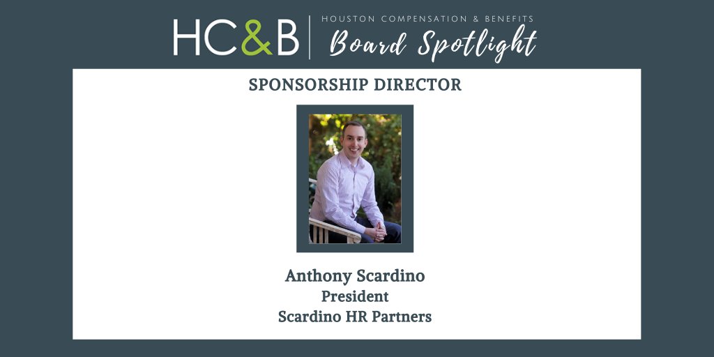 HCandB's tweet photo. Meet Anthony Scardino, HC&amp;B's Sponsorship Director. He is the president of Scardino HR Partners and loves to cook. His dream job is to own a BBQ joint! Can't get more Texas than that!

Thanks, Anthony, for all your hard work and dedication with HC&amp;B! https://t.co/Z2YVCBMf12