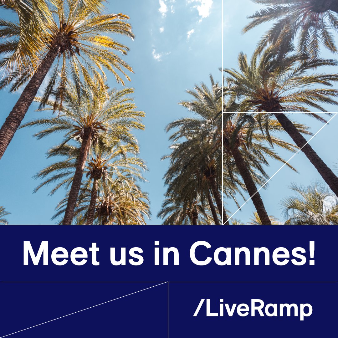 Let’s Meet Up in #Cannes! Just two more days until <a href="/LiveRamp/">LiveRamp</a> is on the ground at #CannesLion2022. Reach out to our team to schedule time with us here: ramp.click/cannes-mtg-tw