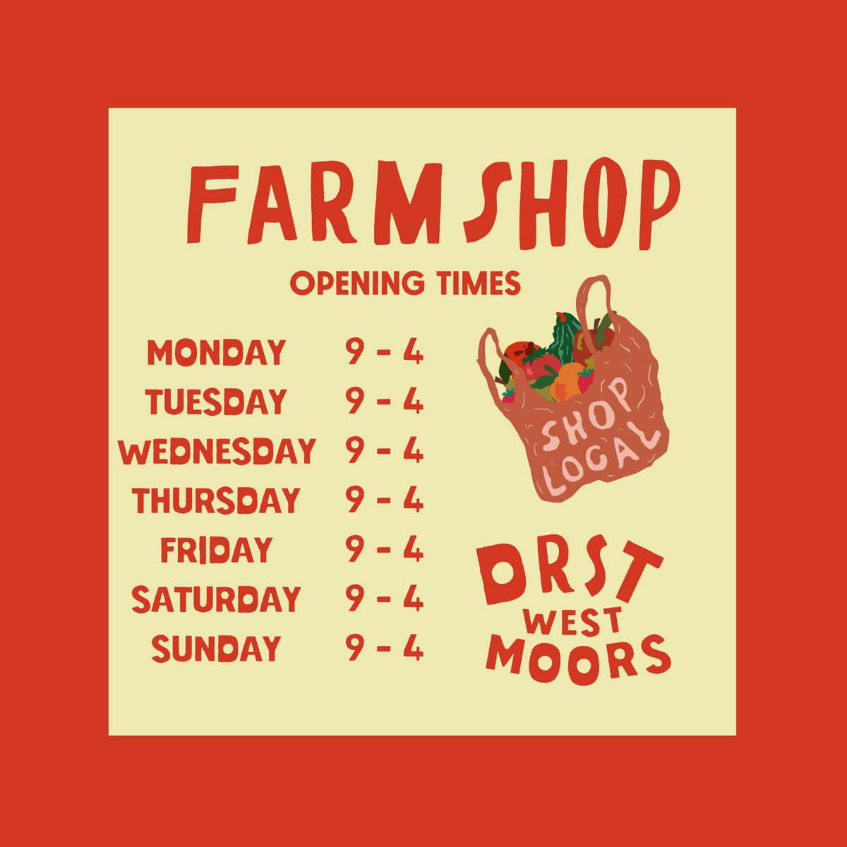Our current opening hours 👩‍🌾👨‍🌾 #SupportLocal #Dorset #FarmShop #GulliversFarmShop