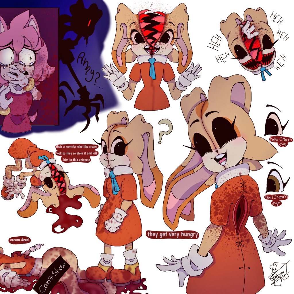 JackTyl15375031's tweet photo. Cream.exe the adorable monster
Time: 4 hours and 37 mins
#sonicexe #creamrabbit #creamexe #artwork #digitalart #artist #HorrorArt #blood #creepy #scary https://t.co/yon3a7Eq8Q