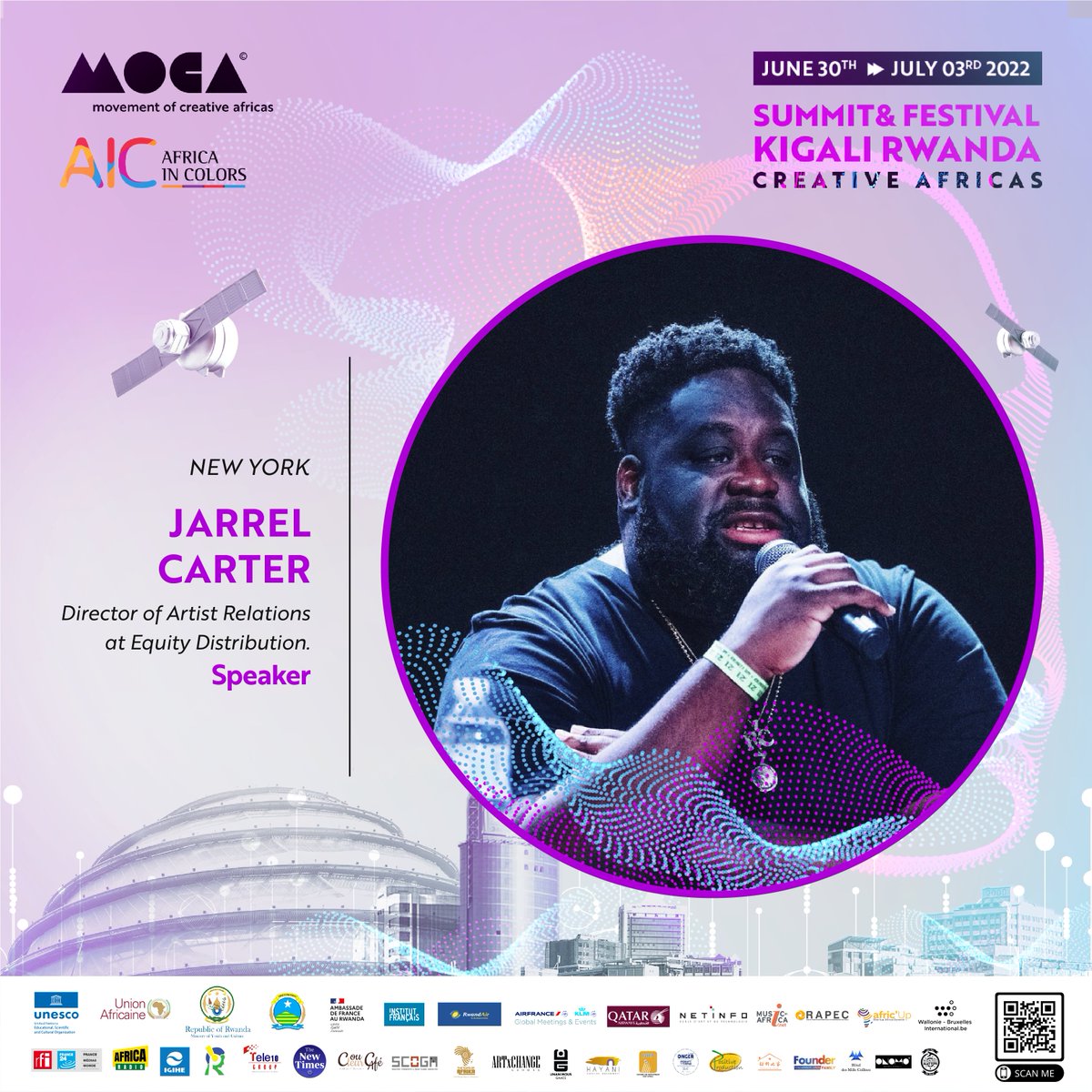 CCAFRIQUE's tweet image. #AIC and #MOCA are thrilled to have 
@relcarter to AICMOCA2022. Carter, former A&amp;amp;R at Roc Nation Records, currently Director of Artist Relations at Equity Distribution. 

To register for the summit, 
kigali-aic.le-moca.com

 #artcreativity4change #visitrwanda_now #music