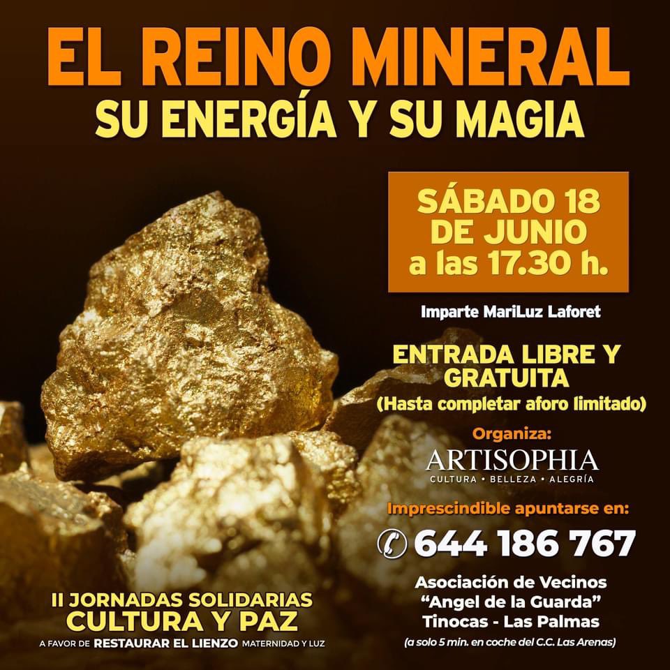artisophia's tweet photo. ☆ASISTENCIA LIBRE Y GRATUITA☆
EL REINO MINERAL, SU ENERGÍA Y SU MAGIA. Mañana sábado #18junio a las 17.30 horas en la asociación "Ángel de la Guarda" en Tinocas, #GranCanaria.
https://t.co/7IuVMXrAiw
#autoayuda
#radiestesia
#pendulos
#reinomineral
#orgonitas
#amatistas https://t.co/24U6RxjAJS