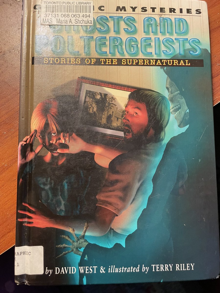 RecordDetective's tweet photo. Great Book from the kids section at the Library. I must admit I enjoy it much more than my kids do. #supernatural #ghosts https://t.co/LcNVby9HeZ