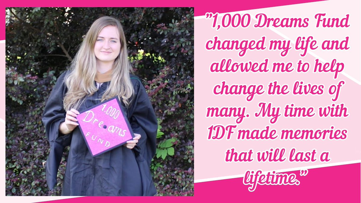 We’re #DreamingofDegrees! Together with your support we’re uplifting those who face big hurdles to their big dreams! Your generosity helps further our mission to helping the next generation of grads take the steps they need toward achieving their degrees. 1000dreamsfund.org/dreamingofdegr…