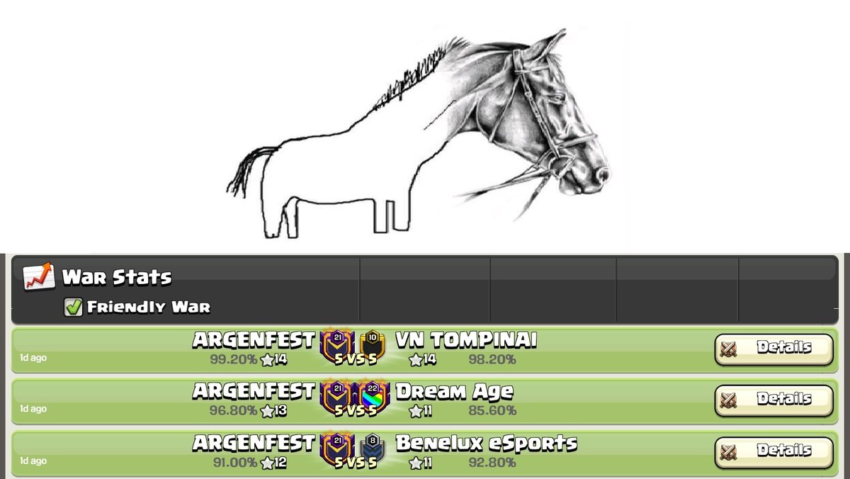 Resumen de lo que fue el día de ayer con <a href="/argenfest1/">ARGENFEST</a> en <a href="/RUSHGGCoC/">RUSHGG Clash Of Clans</a> Tier 2 Cup 👀

Mañana seguimos compitiendo en la parte alta del bracket 💪