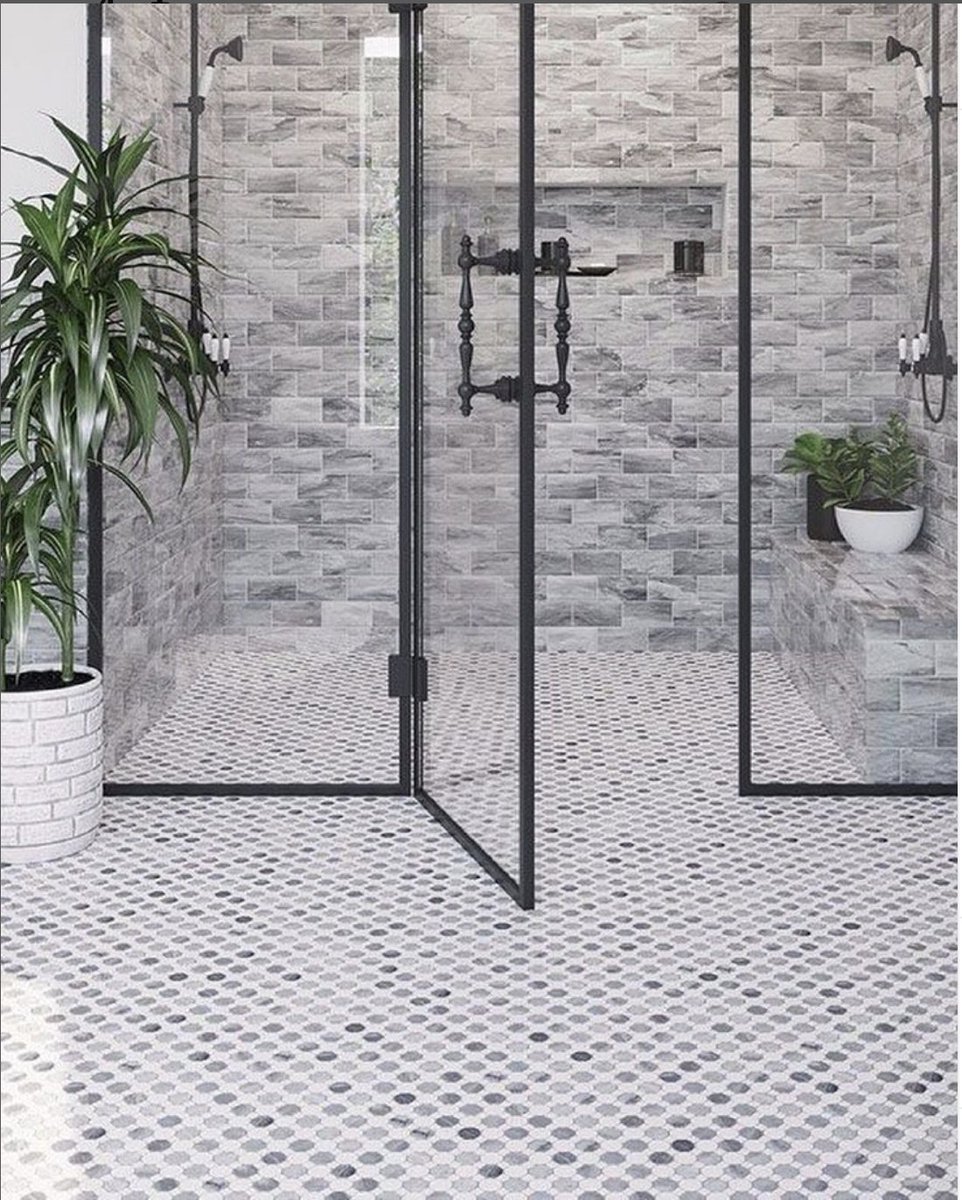 ECoastFlooring's tweet image. What are your thoughts on penny tile? We think it&apos;s a great way to add dimension to your flooring and even walls because of the shape, size, and variety of shades you can incorporate. #pennytile #tileflooring