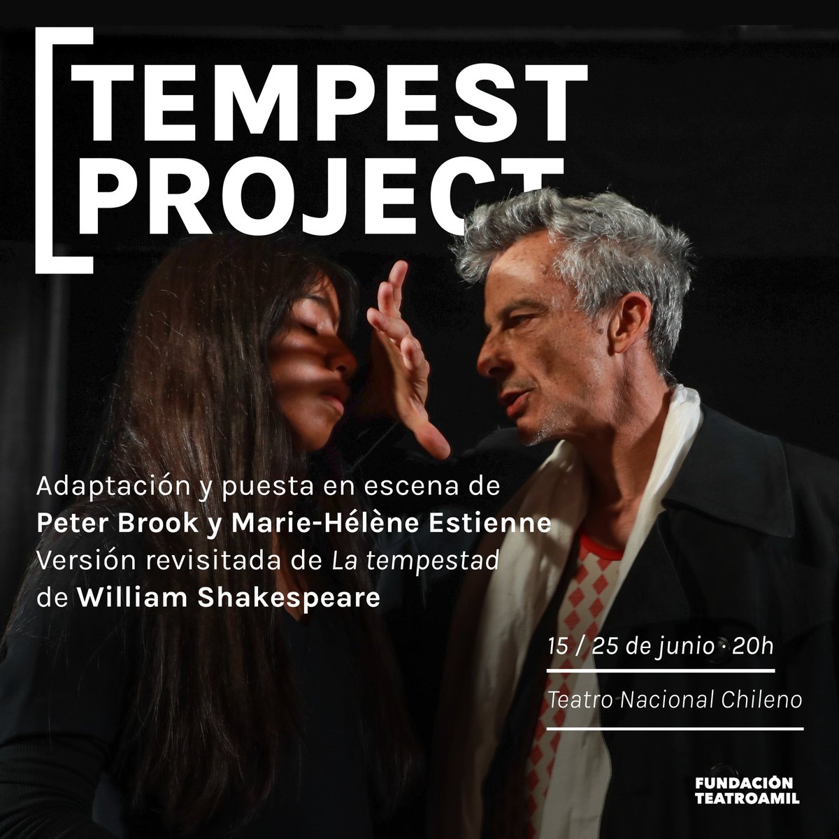 fundteatroamil's tweet photo. ¡Este Día del Padre regala teatro! Hasta el domingo 19 de junio tendremos disponible un 35% de dscto para cualquiera de las funciones de #TempestProject en el @tnchtnch. Sólo debes ingresar el código PADRE al momento de comprar tus entradas.
Tickets aquí https://t.co/vNIKehEBl4 https://t.co/KipKkxjzDk