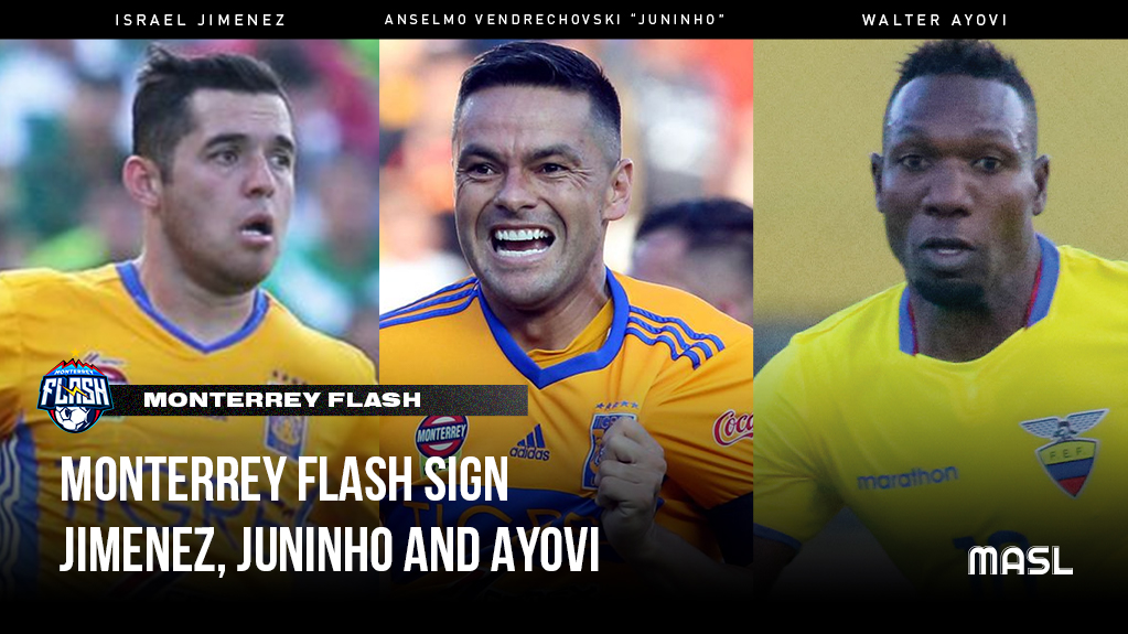 MASLarena's tweet photo. The @MonterreyFlash have signed a powerhouse trio. Read more at https://t.co/J9eoHbkuX8 https://t.co/S5pSfgmxNi