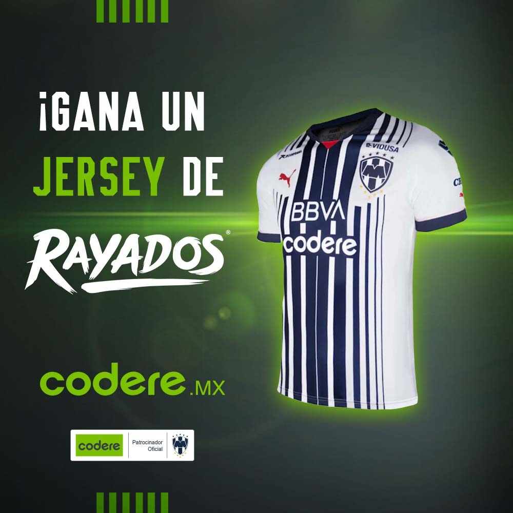 CodereMX's tweet photo. 🇫🇮¿Eres Rayado desde siempre? Participa por 1 de los 5 jerseys de @rayados. 🇫🇮
✅Sigue a @coderemx
🔁Da RT y like
💙Comenta desde cuándo eres rayado usando el #CodereEsRayado
🤠Etiqueta a 2 amigos

👌🏼Listo ya estás participando
⏰Tienes hasta el 20/06 a las 23:59
🔞Promo para +18 https://t.co/RiFWixhLpa